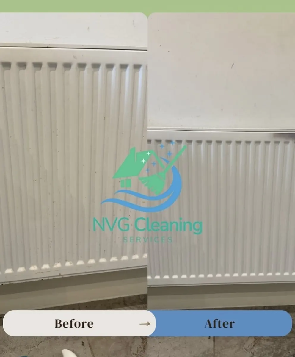 Radiator Cleaning before and after by NVG Cleaning Services